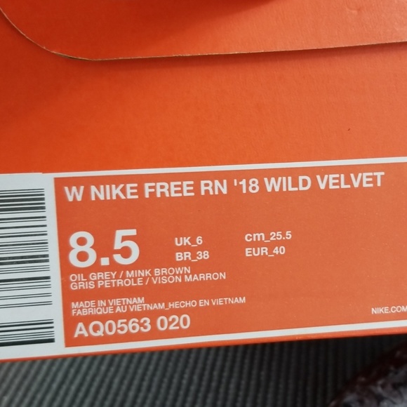 Nike Free RN '18 Wild Velvet Womens - Picture 8 of 8